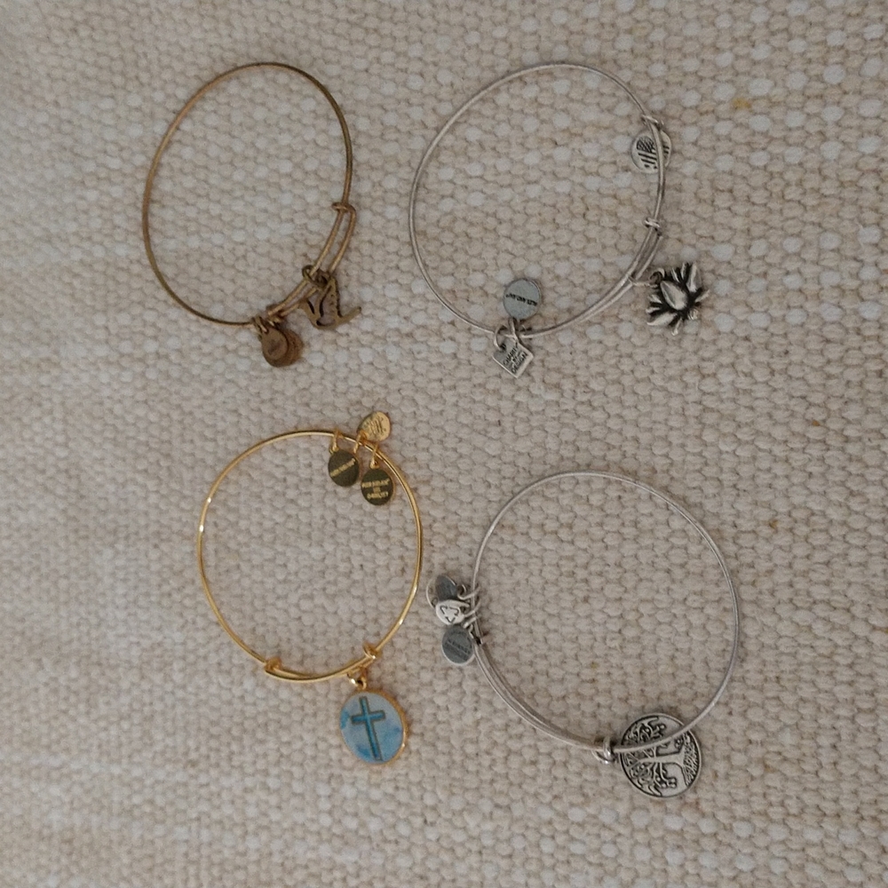 Alex and Ani bracelets (4)